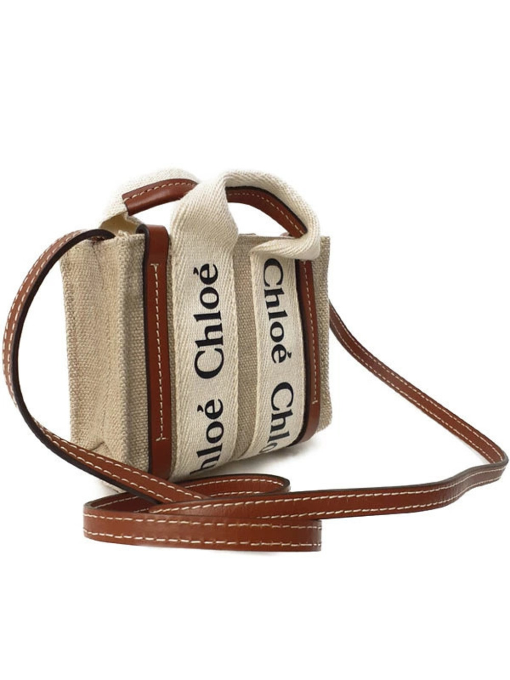 Chloe Bag Woody Shoulder Black